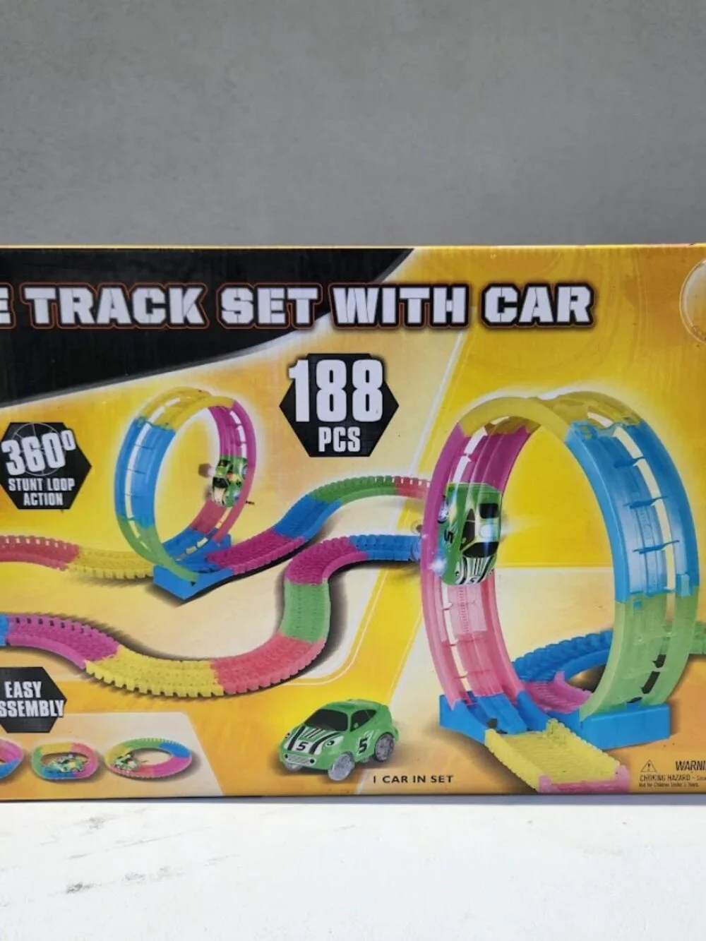 Magic Tracks Flexible Racetrack Track Racecar Toy Snap Together Pieces Car not i